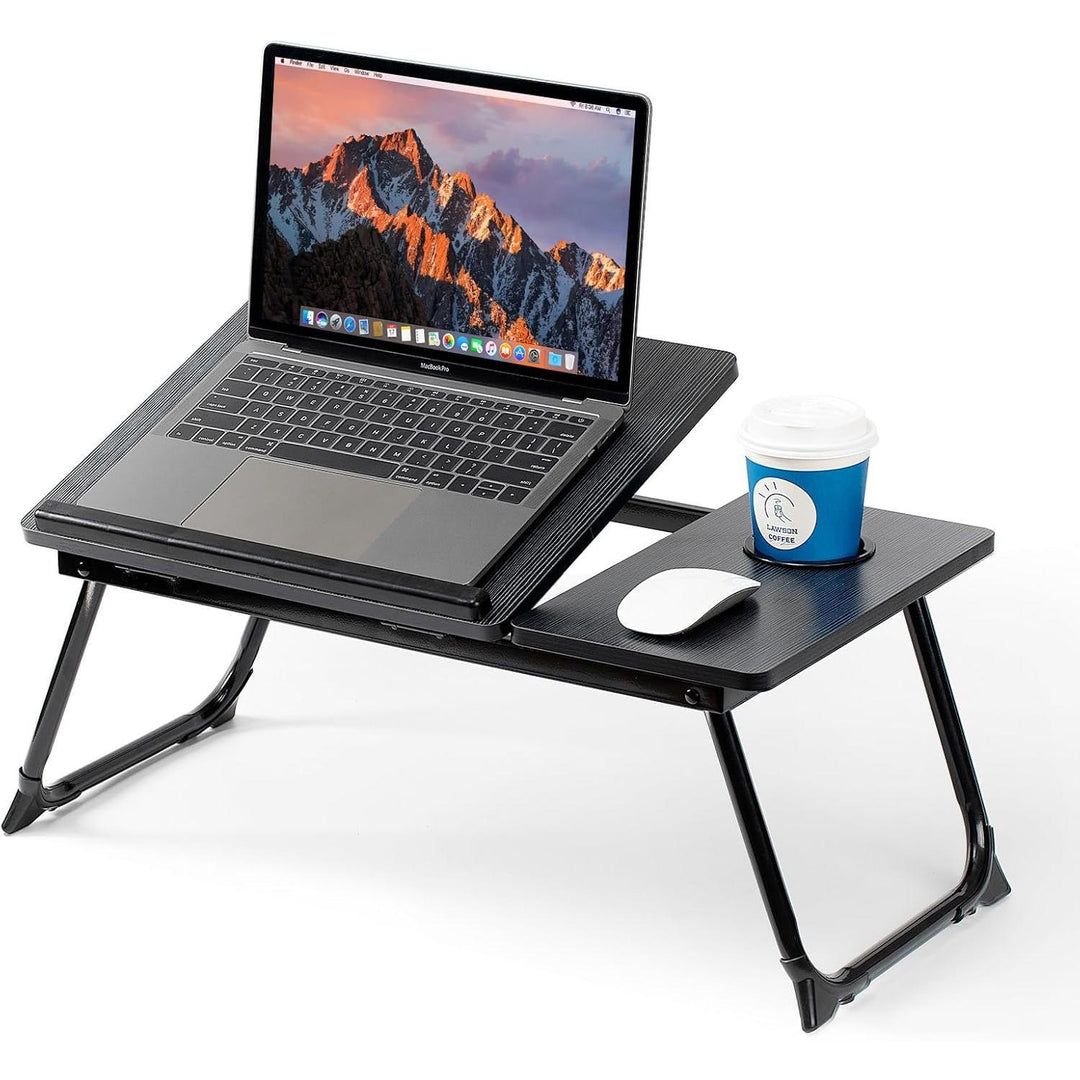 Adjustable Laptop Desk,Bed Computer Desk, Foldable Study Desk, Bedroom, Children&