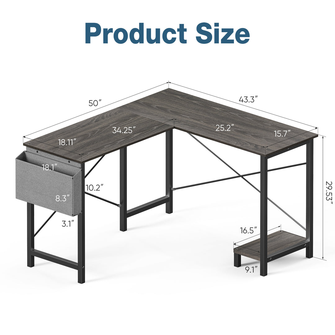 L-Shaped Computer Desk