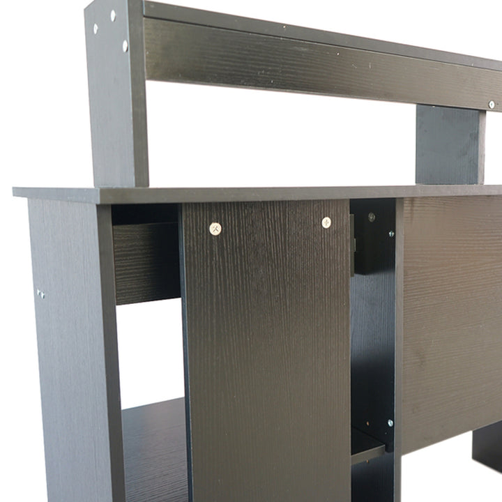110X50X94Cm One Draw, Two Tiers with Keyboard Rack Computer Desk