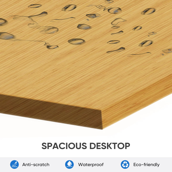 40 Inch Small Computer Office Desk, for Home Office Bedroom - Rustic Brown