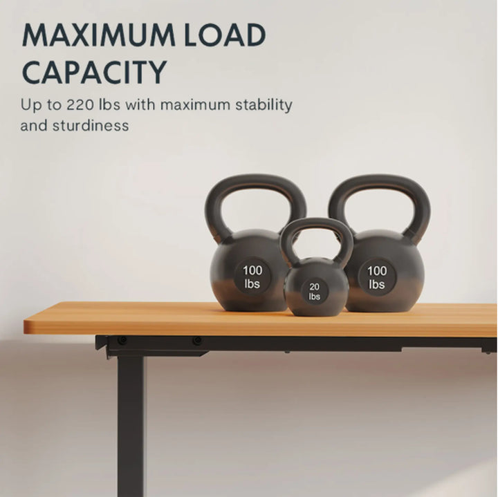 Electric Standing Desk Whole Piece Adjustable Height Desk Home Office Computer Workstation Sit Stand up Desk